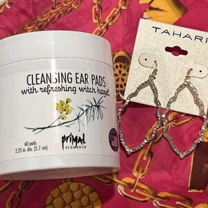 Tahari Gold and Silver Earrings